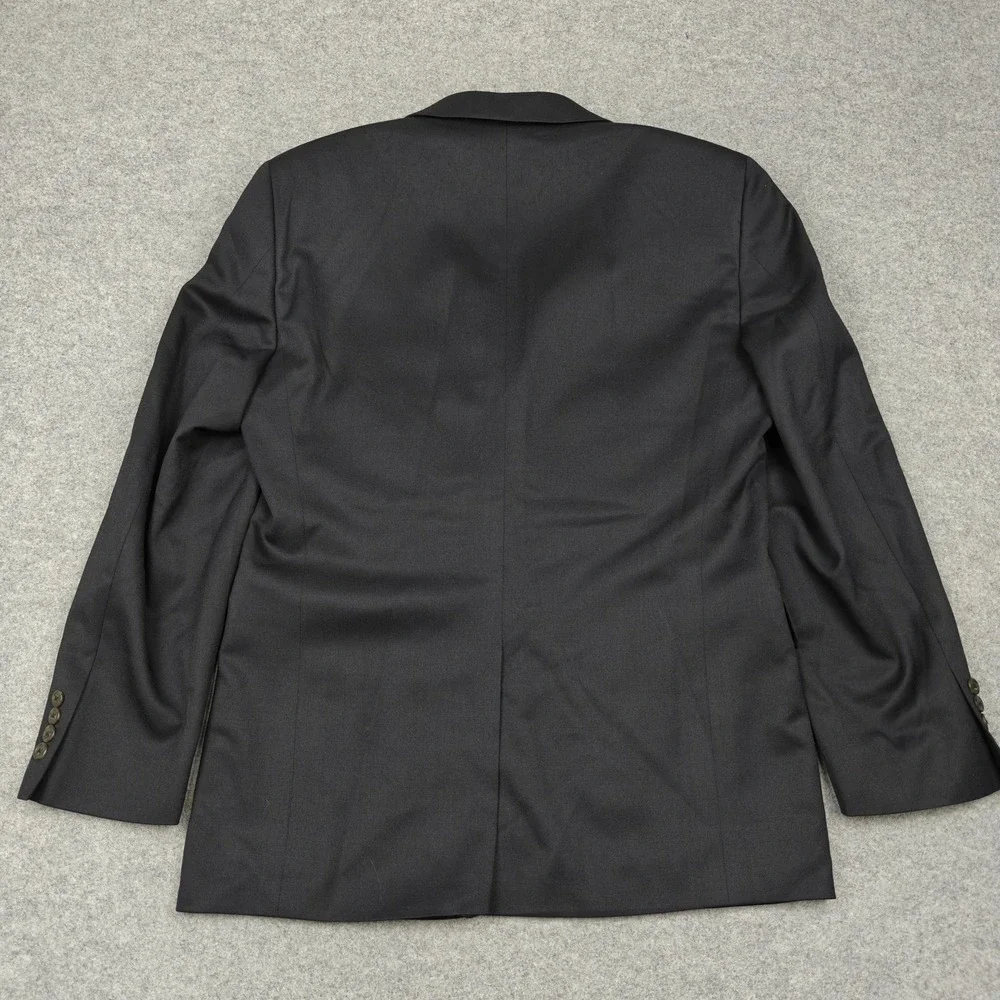 J Crew Suit Jacket Mens 40R‎ Gray Wool Three Button Classic Fit Made In Canada